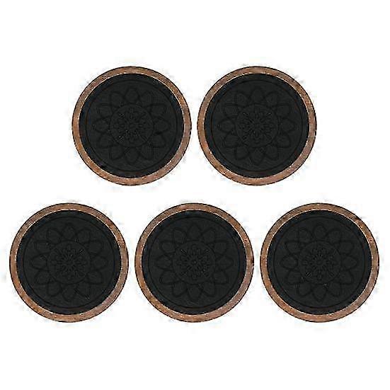 2025 Drinks Absorbent Non-Slip Coaster Set Protect Tabletop from Stains Scratches