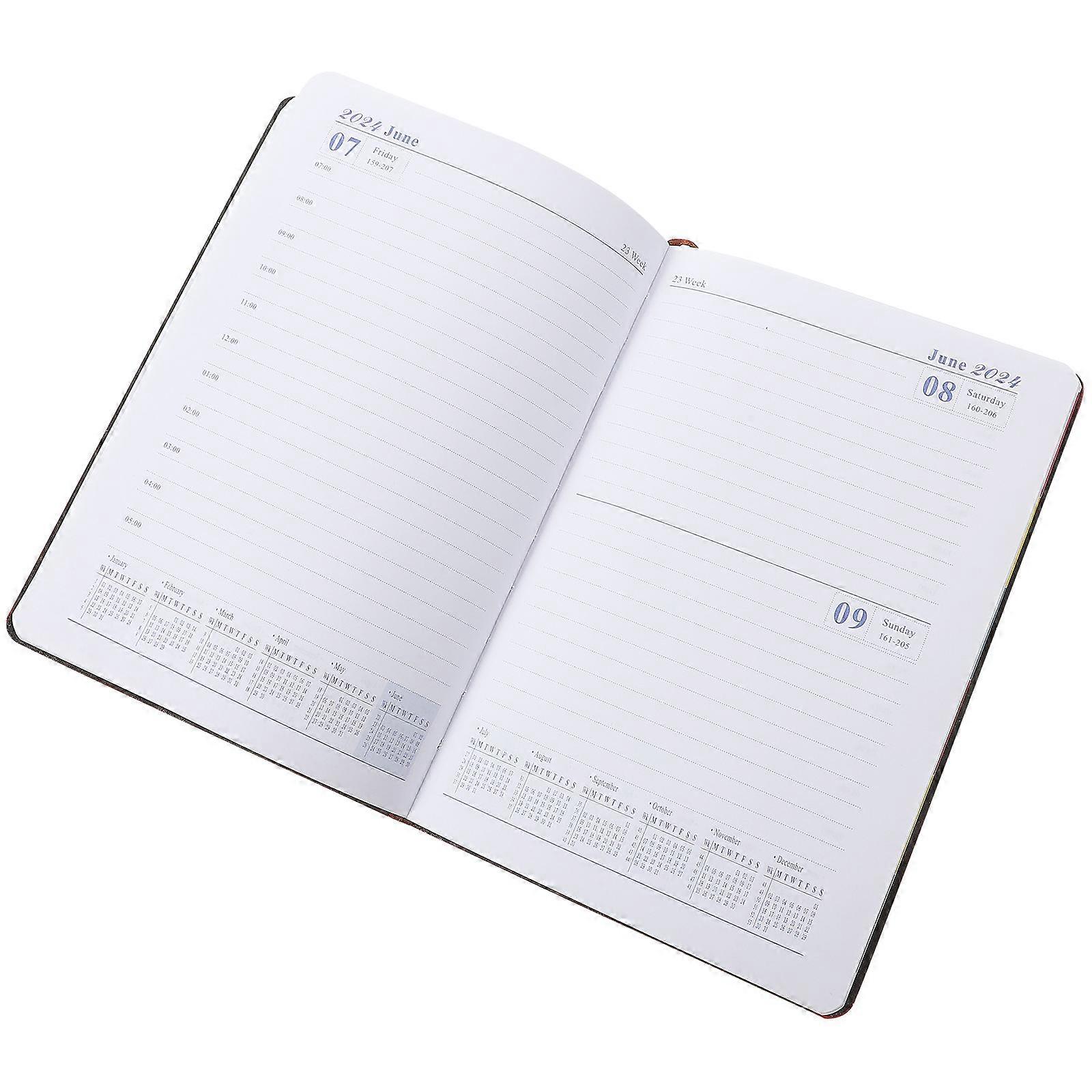 Daily Planner Academic Planner 2024 Notebook 5Pcs for Office Use