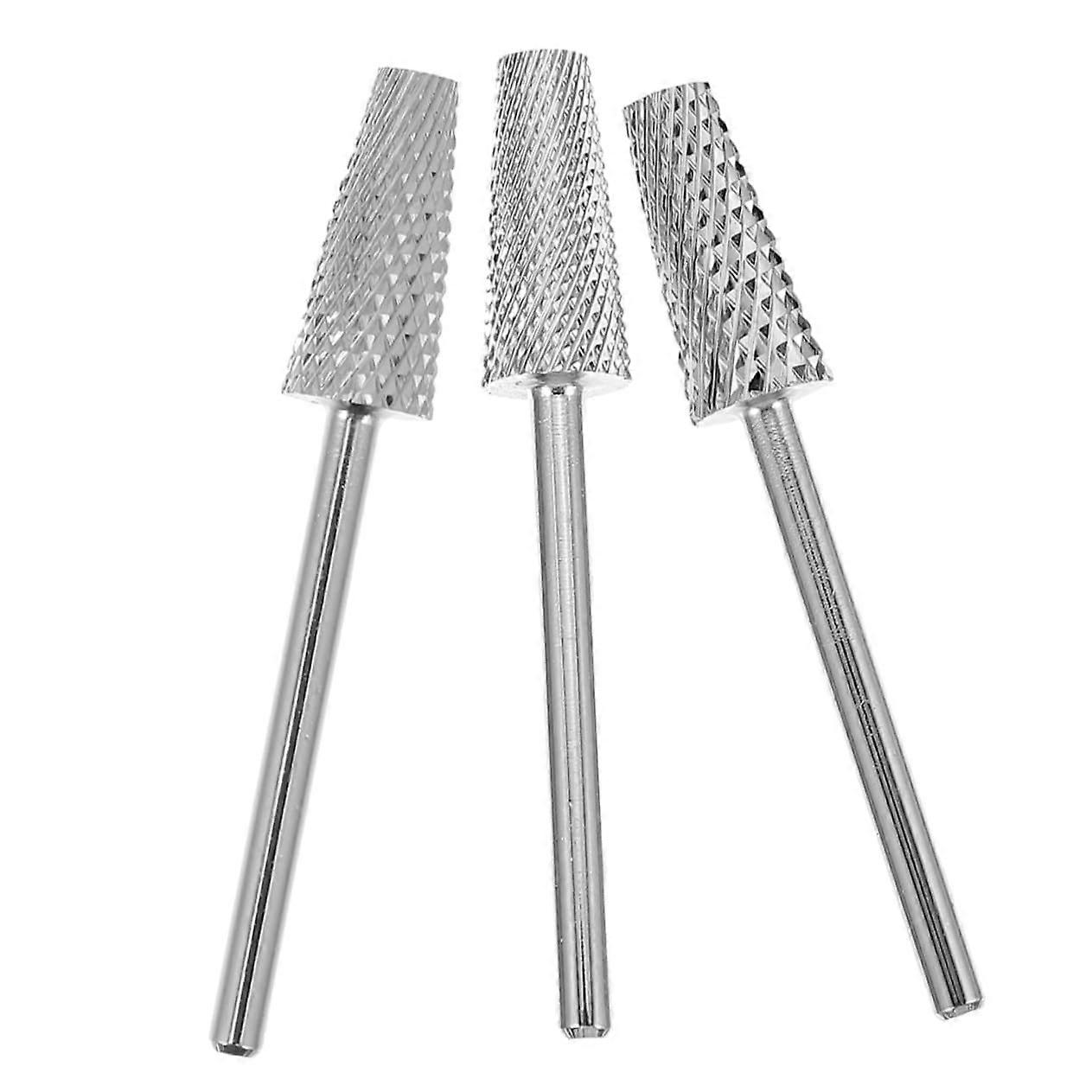 Tungsten Carbide Cone Nail Drill Bits Set for Fast Cuticle Cleanup and Precise Edge Shaping