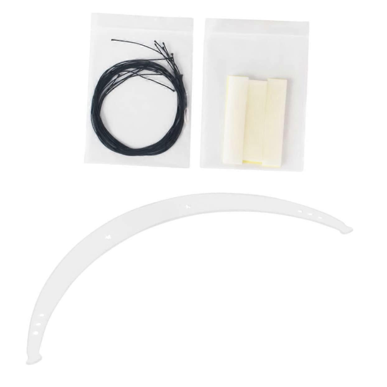 Eyebrow Ruler Set for Precise Brow Mapping, Symmetrical Shaping Guide, Flexible Acrylic Tool