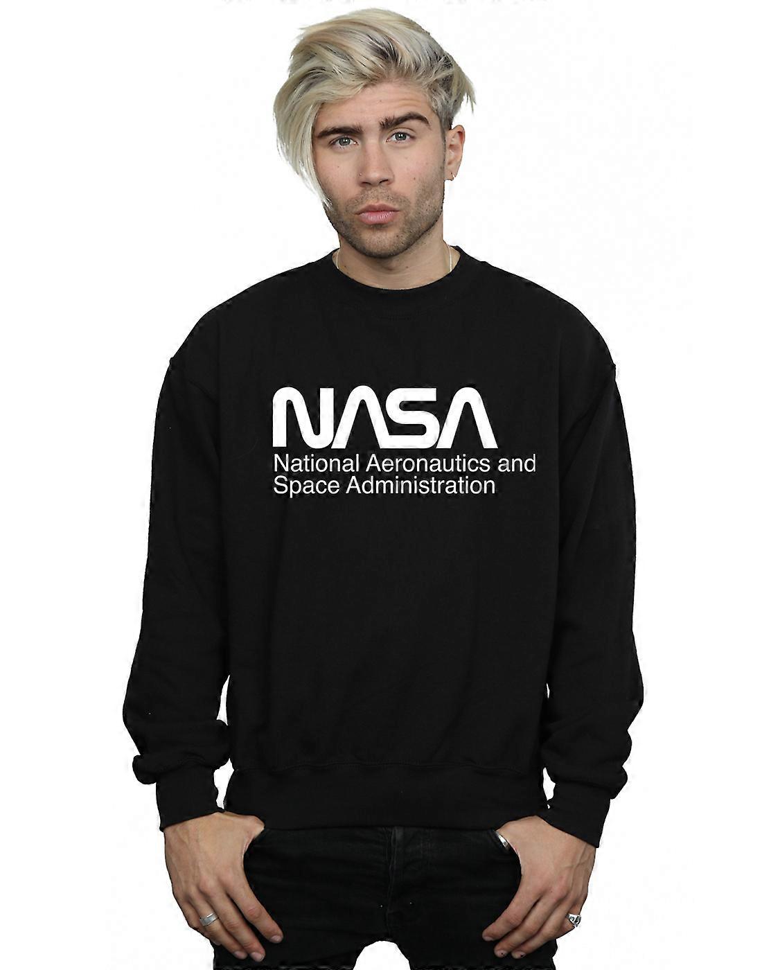 Nasa Men's Logo Um Moletom de Tom