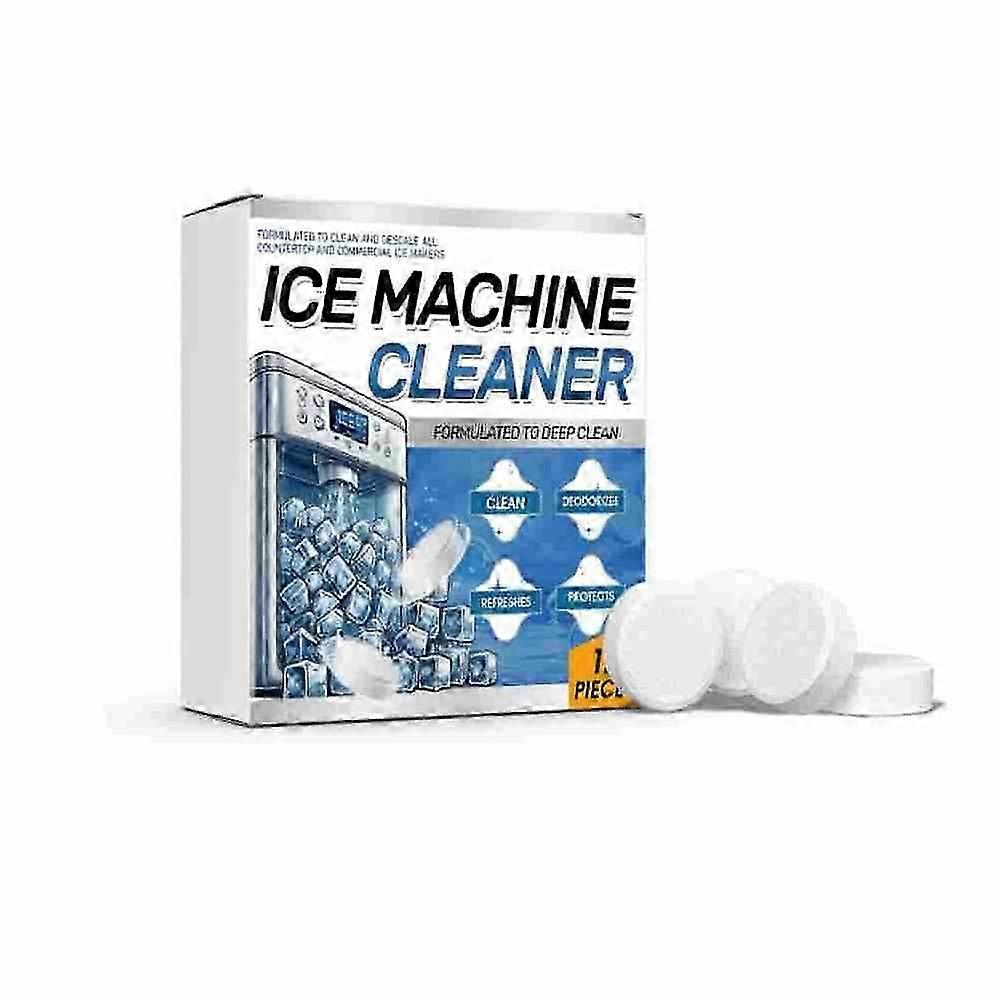 suitable for Ice Machine Cleaner Maker Descaler- 24 Pack Ice Maker Cleaner Tablets for Fridge-jc