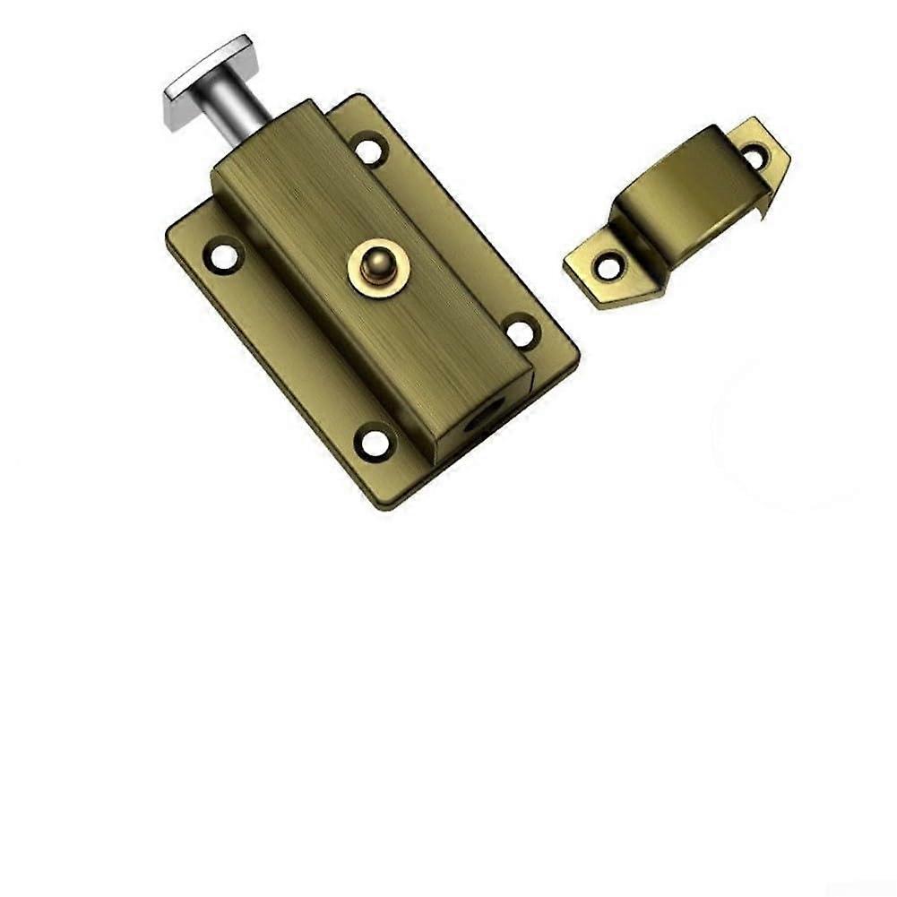 Stainless Steel Spring Latch 3 Inch Antique Bronze Automatic Locking for Cabinets and Distribution Box