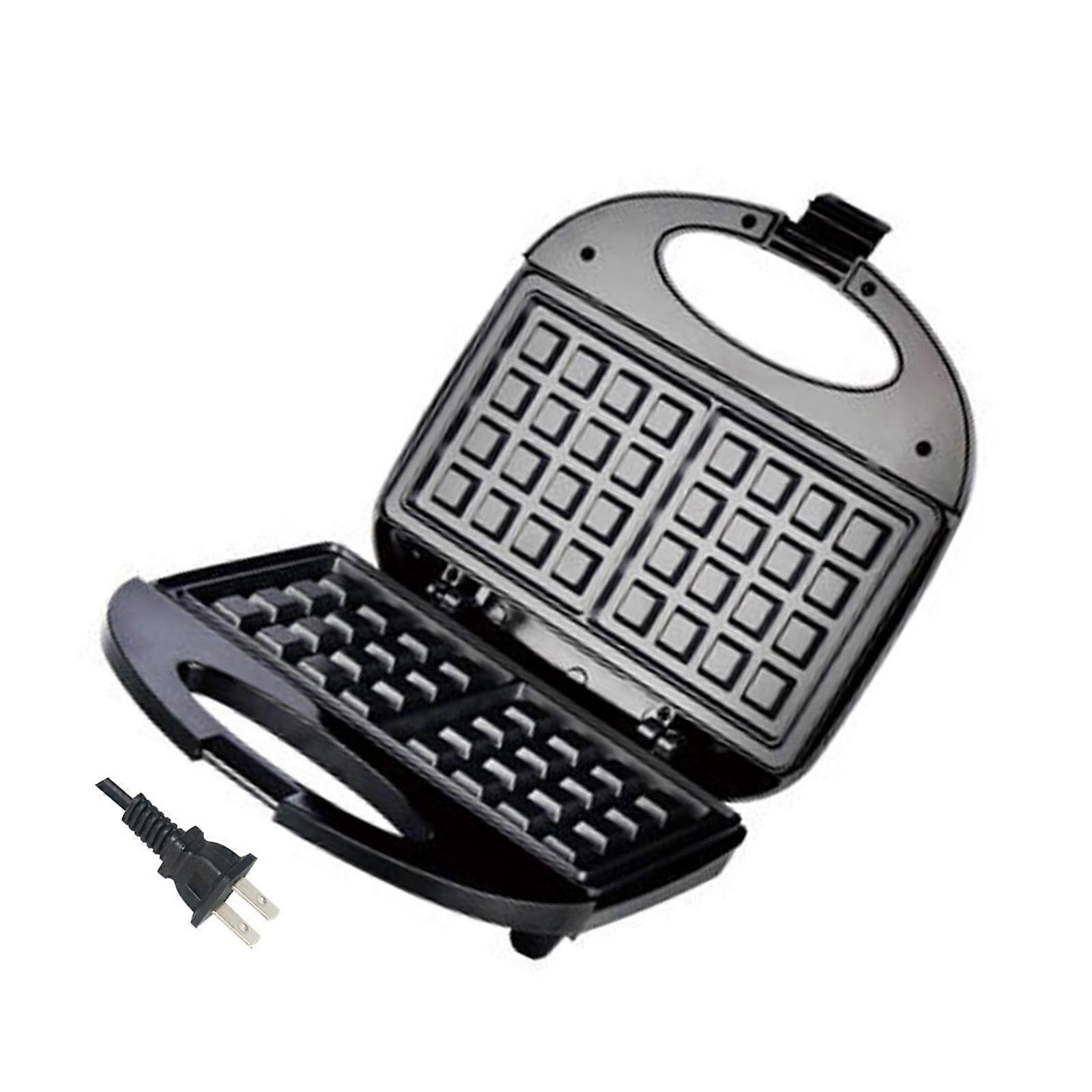 Electric Nonstick Waffle Maker Double Sided Heating Waffle Iron Baking Pan Breakfast Baking Machine Small Pancake Maker  waffles