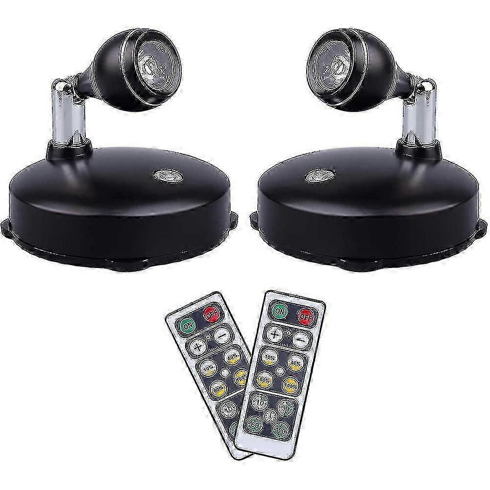 Indoor Wireless Spotlight, Battery-Powered LED Art Light for Paintings, Remote-Controlled Wall Light