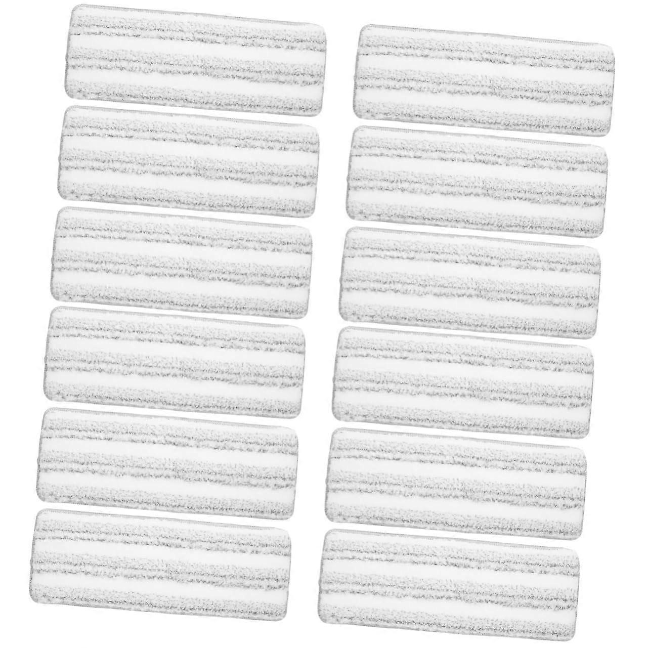 Mop Replacement Pads, Washable Chenille Flat Mop Refills for Hardwood and Tile, 4 Sets