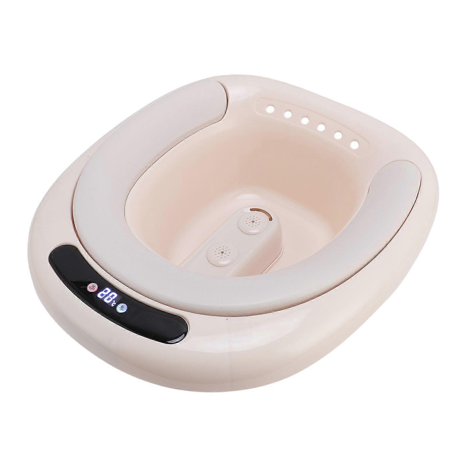 Electric Sitz Bath with Temperature Control, Soft PU Cushion, USB Rechargeable Portable Bidet