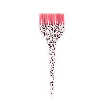 Crystal pearl hair treatment and coloring bowl, soft bristle transparent hair coloring brush, hair salon hair coloring tool set