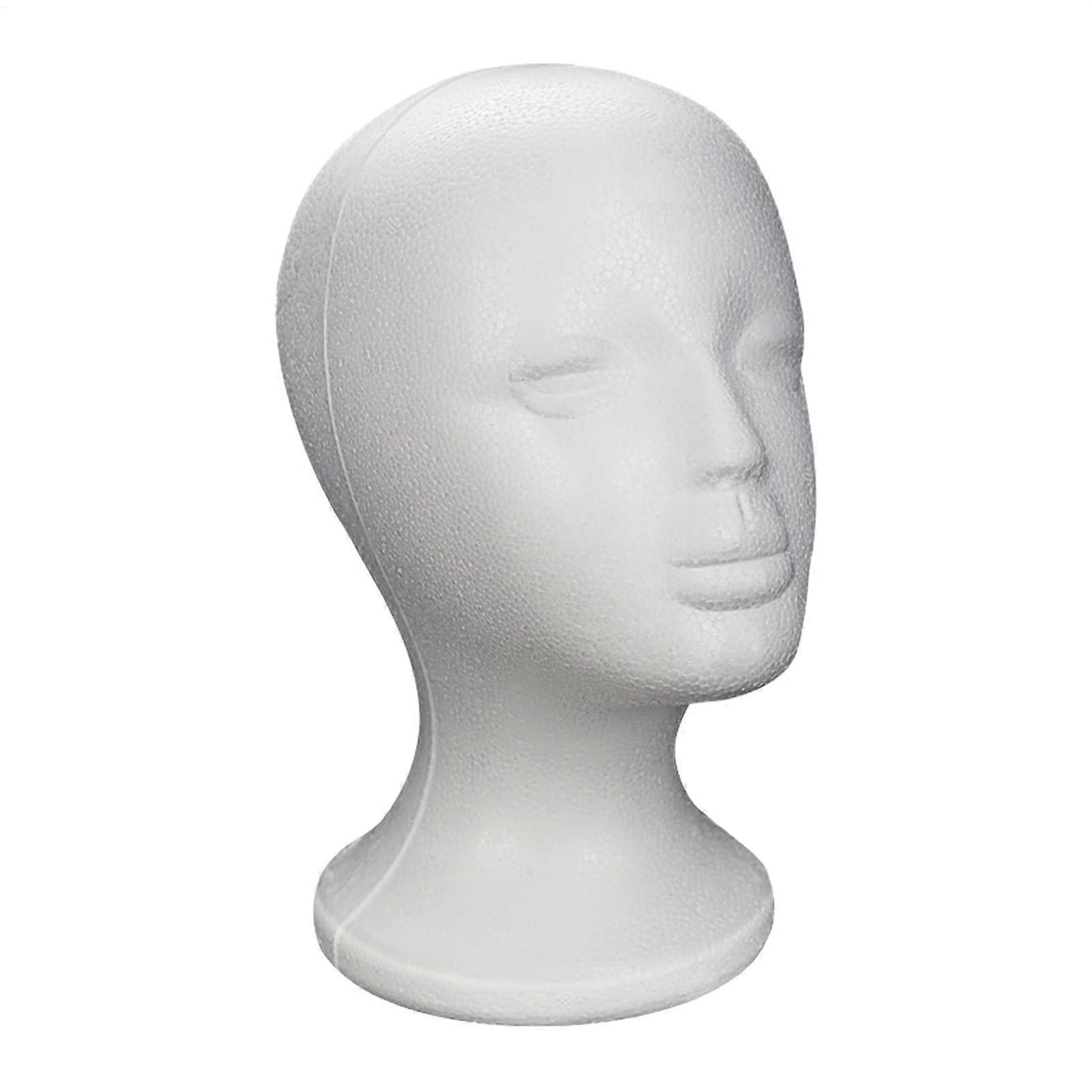 Foam Wig Head Mannequin Stand with Density Support for Salon and Showcase Wig Display
