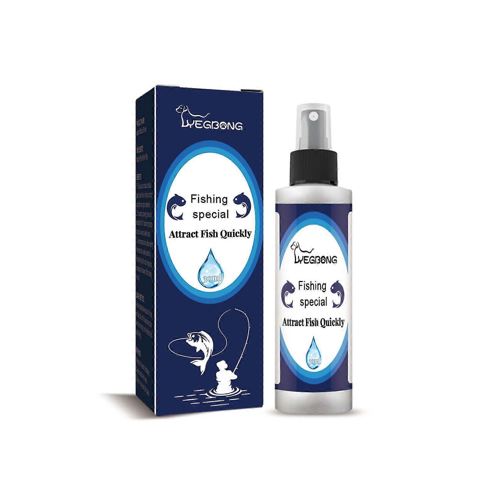 Fish-Attracting Spray Contains Water And Plant Extracts