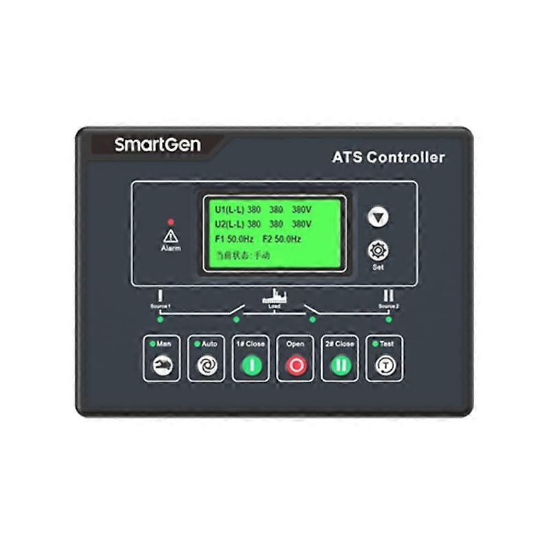 ATS Controller with LCD Display for Diesel Generator Automatic Power Transfer and Dual Source Control