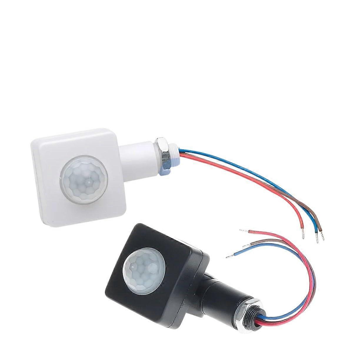 PIR Motion Sensor Light Switch, Outdoor Indoor Waterproof IP54, LED Sensitivity, AC 85265V Adjustable Timer