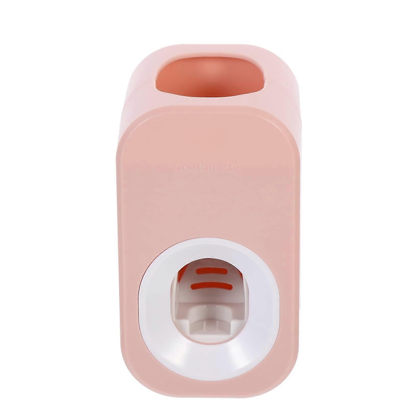 Automatic Toothpaste Squeezer and Dispenser Wall Mounted Durable Plastic for Bathroom Family Use