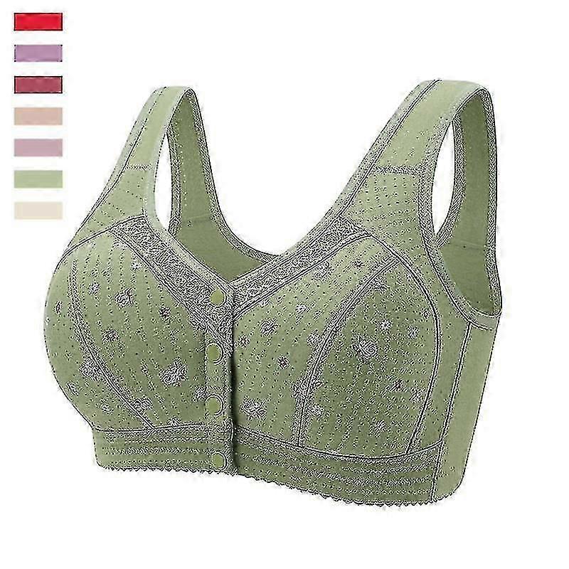 Comfort Front Closure Bomulls-BH for eldre kvinner