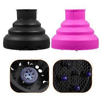 Diffusore per asciugacapelli in silicone LEORX per uso domestico, colori assortiti, resistente, termoresistente, pieghevole.