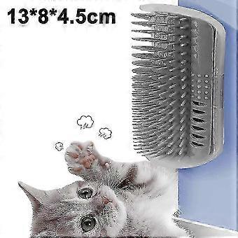 Sunrain 1pack Brosse de toilettage pour chat, Griffoir pour le visage de chat, Toiletteurs d’angle mural Brosse de toilettage douce Chat