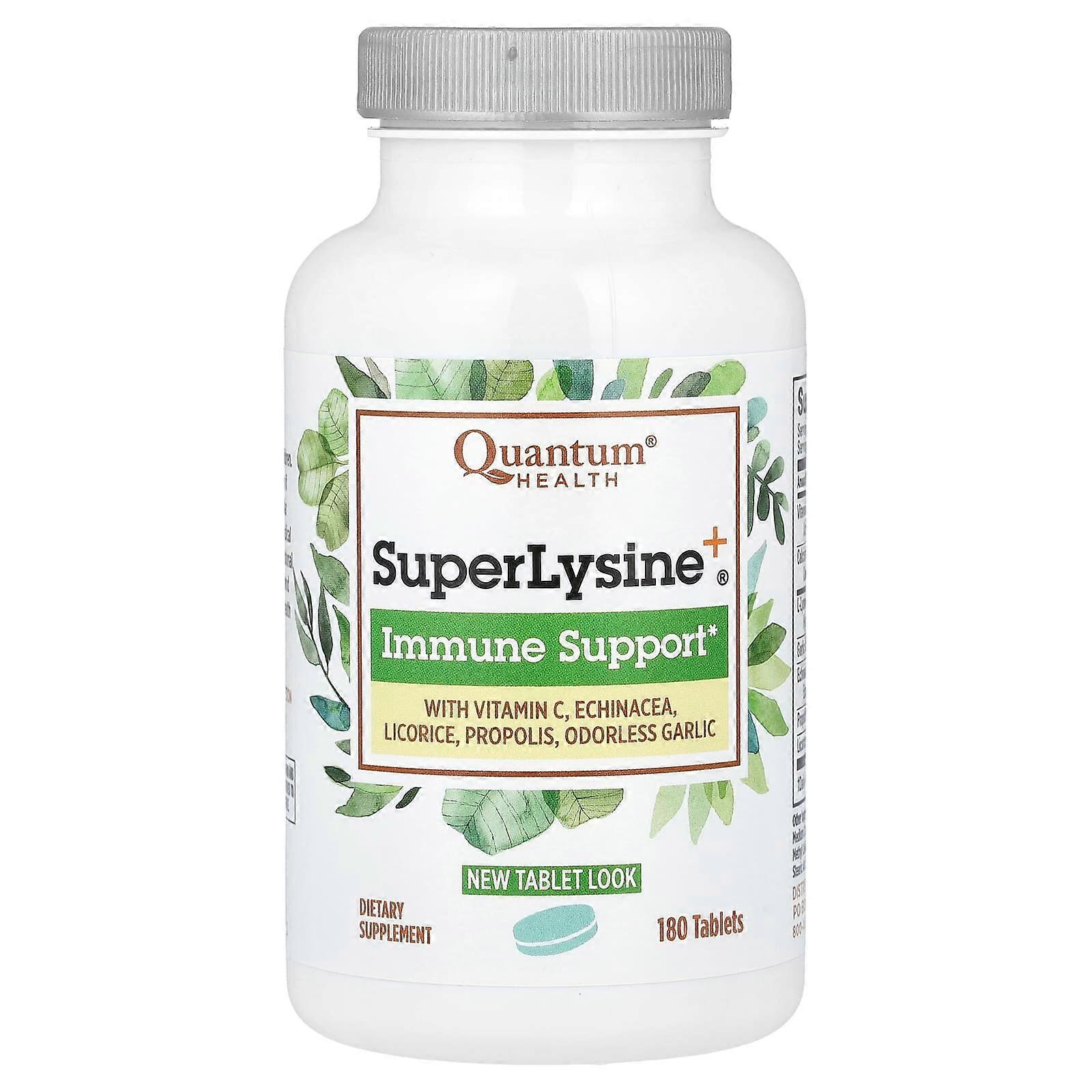 Quantum Health, SuperLysine+, Immune Support, 180 Tablets