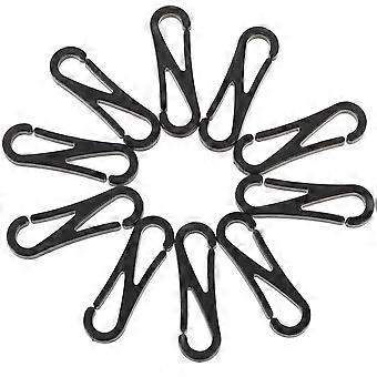100pcs DIY Plastic Hook Mask Rope Hanging Hooks Hoist Buckle Rope Buckles