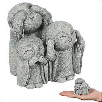 Jizo Aquarium-Statue, Dekoration für 1 kleines Aquarium