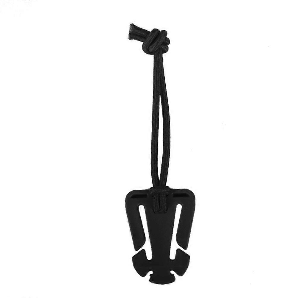 Web Tactical Strap Buckles with Elastic String 10Pcs Black Set