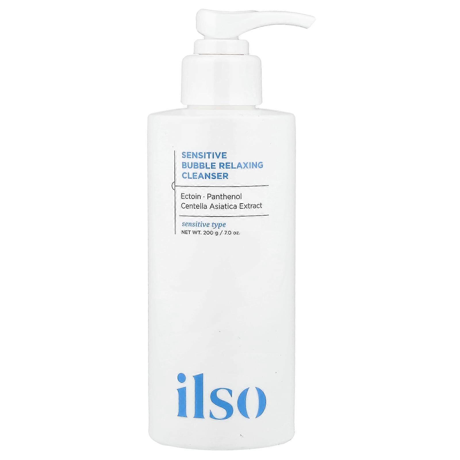 ilso, Sensitive Bubble Relaxing Cleanser, Sensitive Type, 7 oz (200 g)