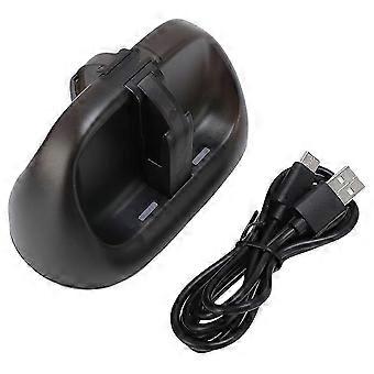 Base de carregamento 4 em 1 para Joy-Con, com indicador LED, segura e eficiente.