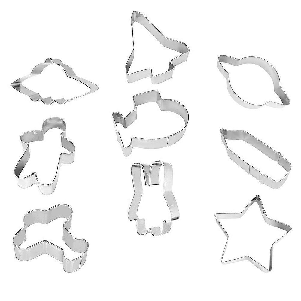 Creative DIY Mold Outer Space Cookie Mold for Baking 9 Pieces Set