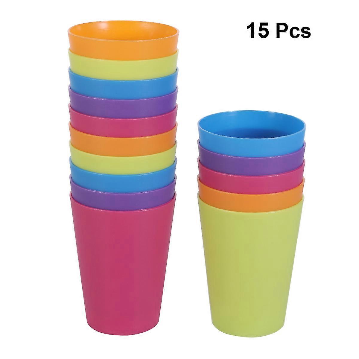 Hem Plastmuggar Plastmuggar för festbruk 15-pack