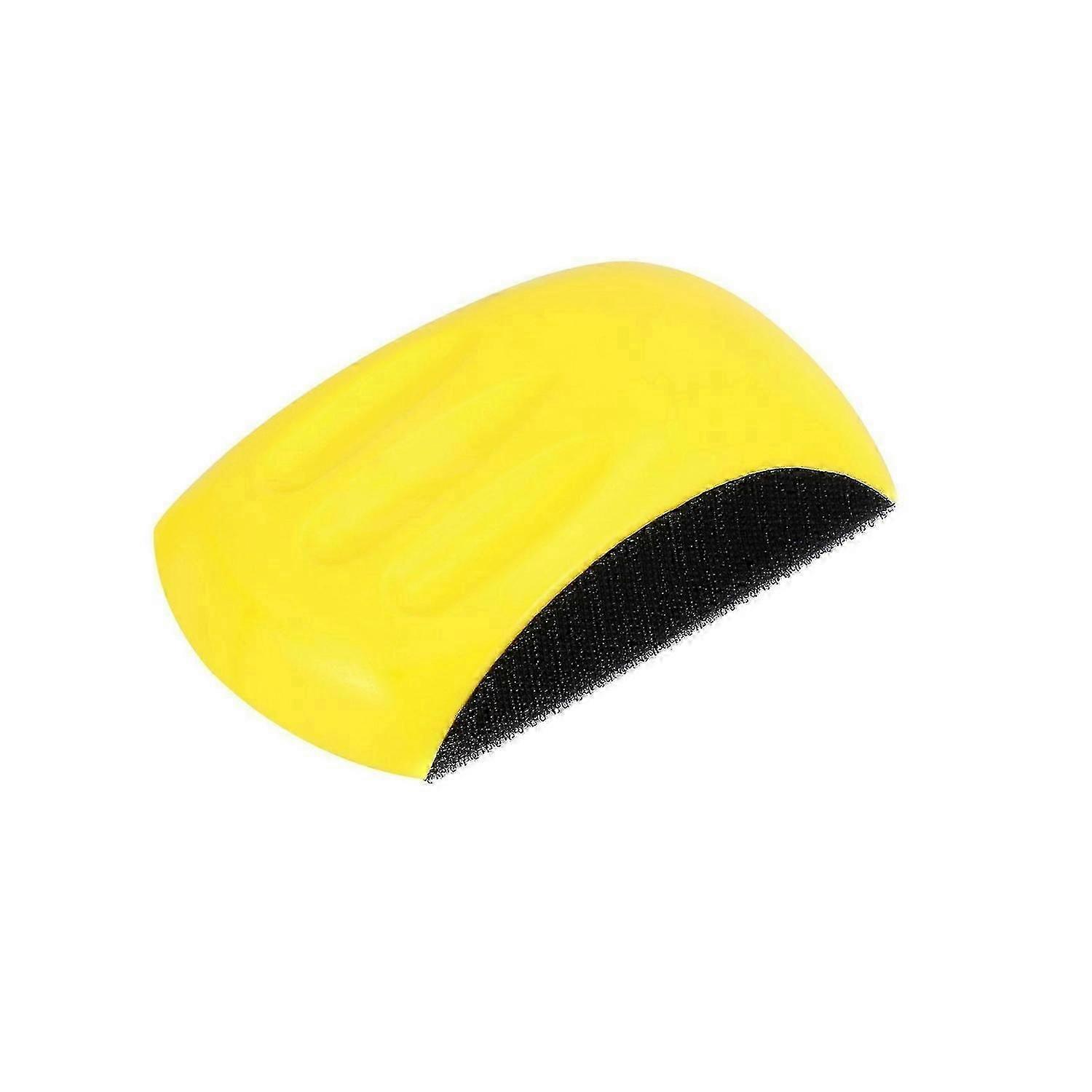 6 Inch Hand Sanding Block compatible with Hook& Loop Polishing Pad Abrasive Tools