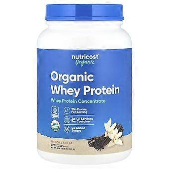 Nutricost, Organic Whey Protein, French Vanilla, 2 lb (907 g)