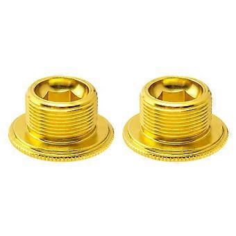 2Pcs Portable Crank Cover Screws Aluminum Alloy Fixing Bolts Bike Accessories