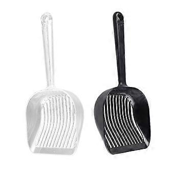 Plastic Cat Litter for Cleanup with 2Pcs Portable Poop Scoops
