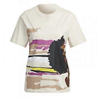 Adidas Unisex Voksen Thebe Magugu Bomull T-skjorte