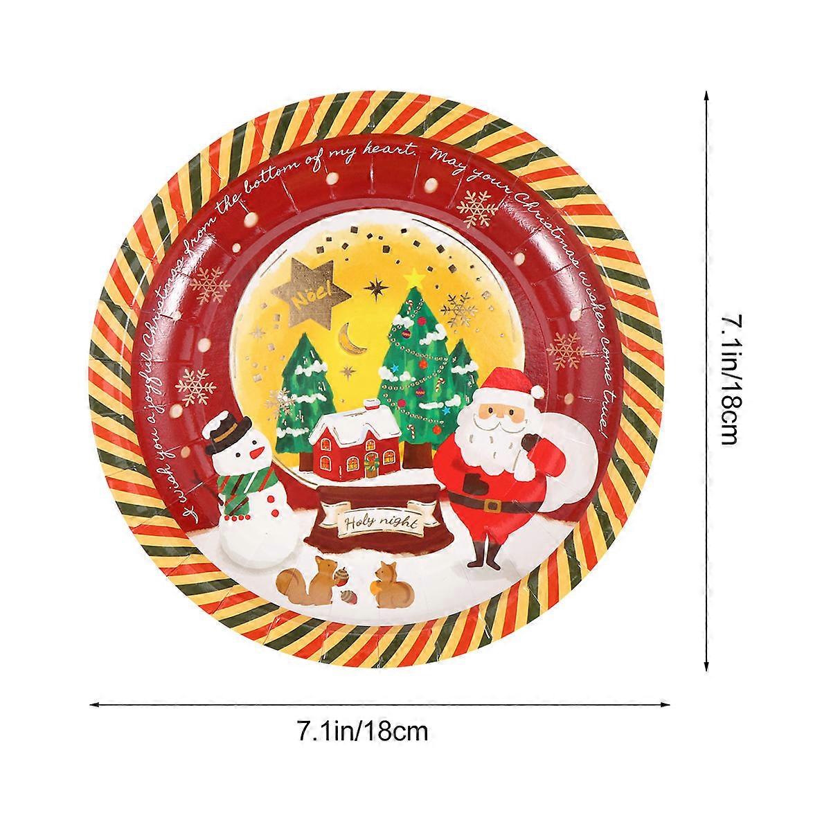Set Paper for Use 12Pcs Red Party