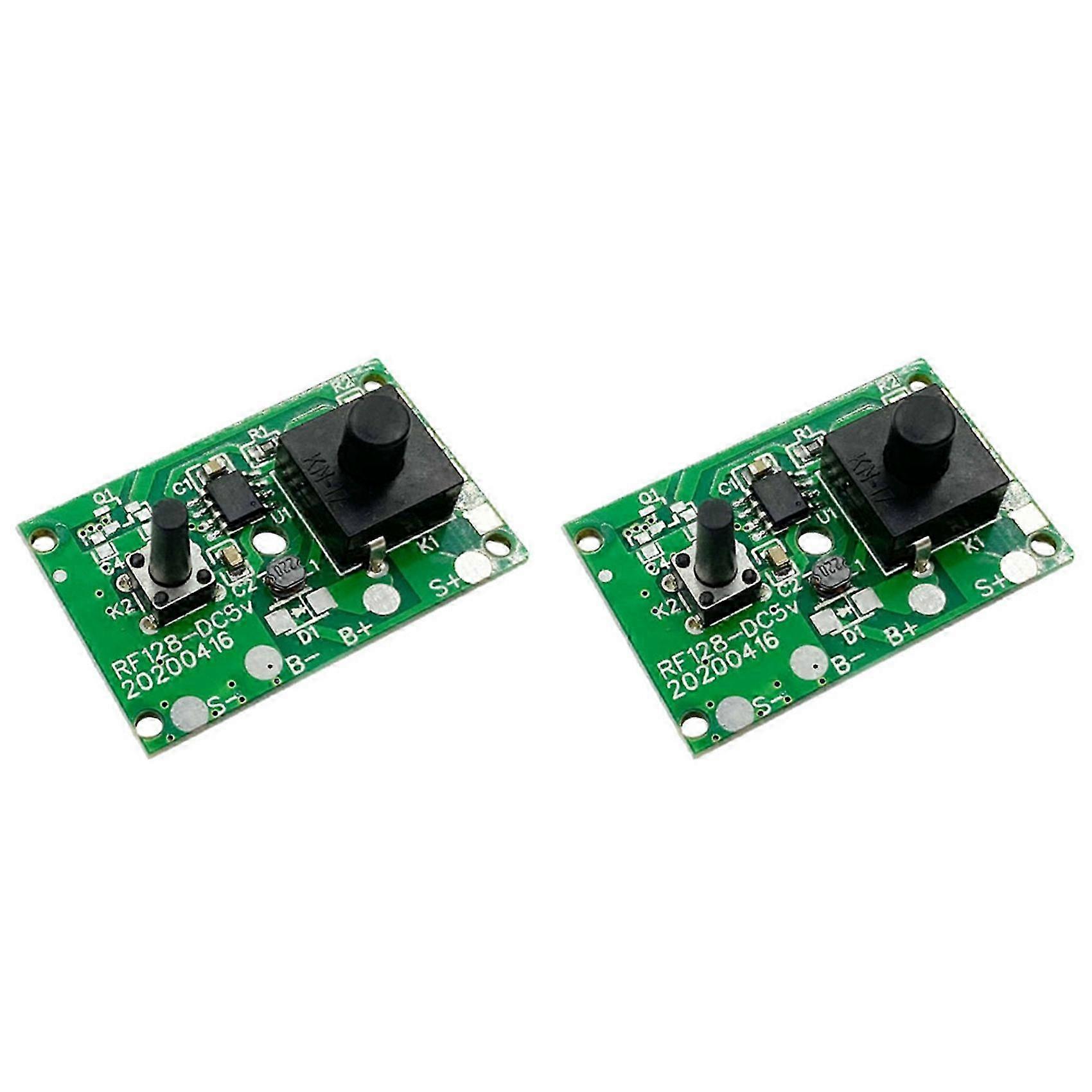 2X 1.2V Solar Lamp String Control Board Circuit Board with Switch Solar Street Light Control Panel Controller Module