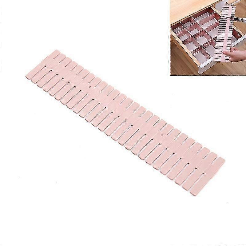 Plastic Drawer Divider Free Combination Classification Storage Board, 4pcs/Pack, Specification: 47x7cm