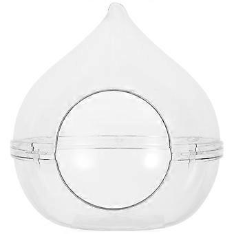 Hamster Bathtub Clear Acrylic Cage Accessory for Bathing Small Animals