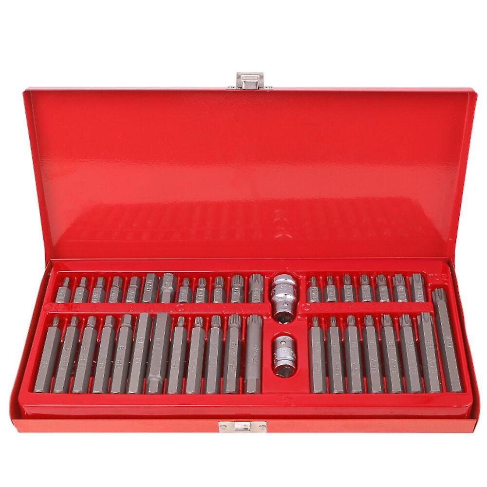 41Pcs Hex Star Torx Socket Bit Set Multi-function Electric Screwdrivers Holder Socket Ratchet Adapter Repair Tools Kit For Repairs