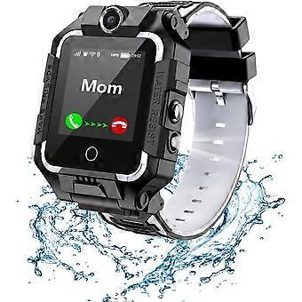 Inteligentny zegarek dla dzieci 4G dla chłopców i dziewcząt, UBIUO Podnoszony wodoodporny bezpieczny smartwatch Telefon z 360-stopniowym obrotowym lokalizatorem GPS Dzwoniąc Kamera SOS WiFi dla dzieci Ch