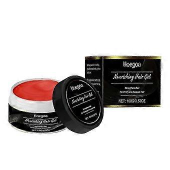 Sterke Hold Edge Control Gel met ricinusolie, niet vet, niet schilferend, geen witte waas, langdurig effect voor alle haartypes