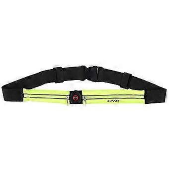 Running Belt with LED Light, Neon Green, Phone Pocket