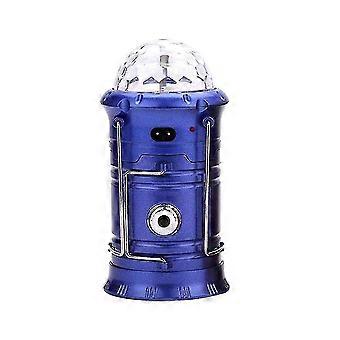Rechargeable Solar LED Flashlight Torch Outdoor Camping Lantern Stage Disco Lamp