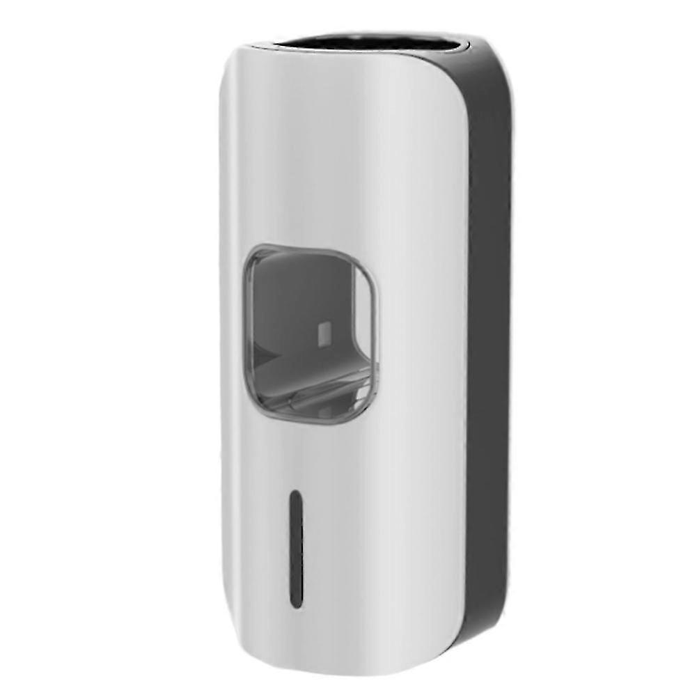 Toothpaste Dispenser, Toothpaste Squeezer Automatic Toothpaste Dispenser compatible withKids, Wall-Mounted Toothbrush Holder,C