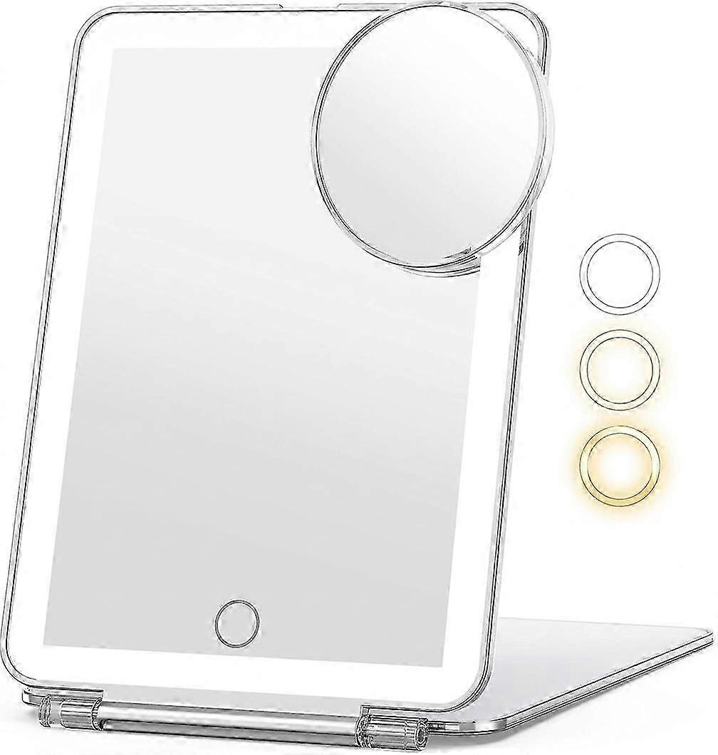 LED Makeup Mirror Rechargeable 3 Light Modes
