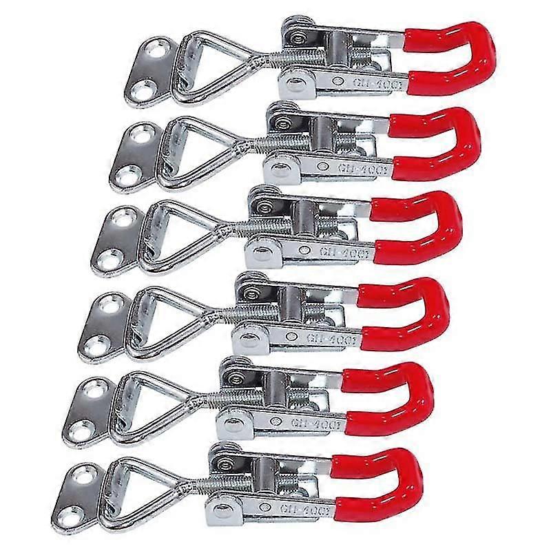 Pull Latch 6PCS Pull Action Latch Adjustable Toggle 150Kg 330Lbs Holding Capacity_yyc