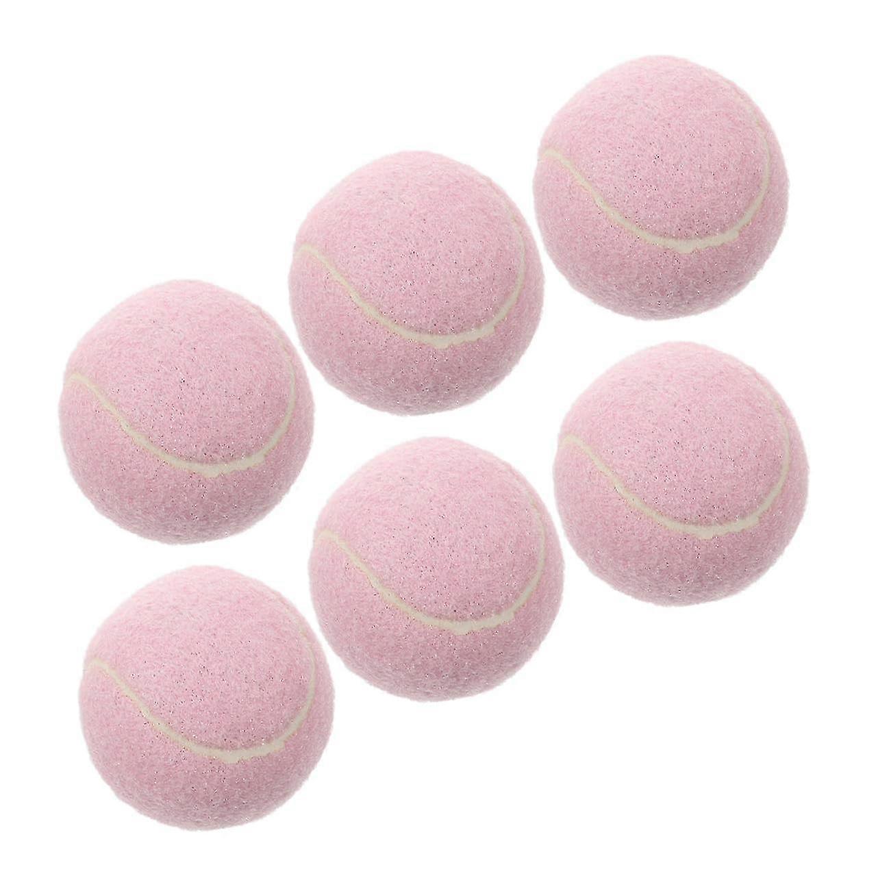 6Pcs Training Tennis Balls for Youth Beginner Practice