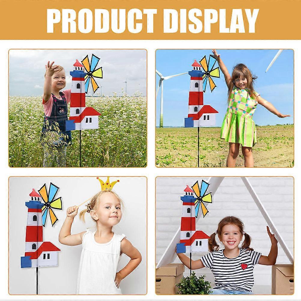 Outdoor Windmill Decor Large Pinwheel Decorative Item with 8Pcs Quantity