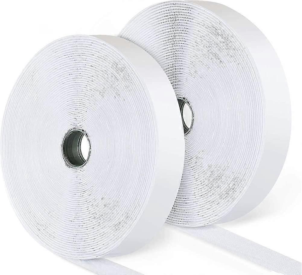 15m Adhesive Hook & Loop Tape Adhesive Tapes Self Adhesive Scratch Hook Loop Tape Gift