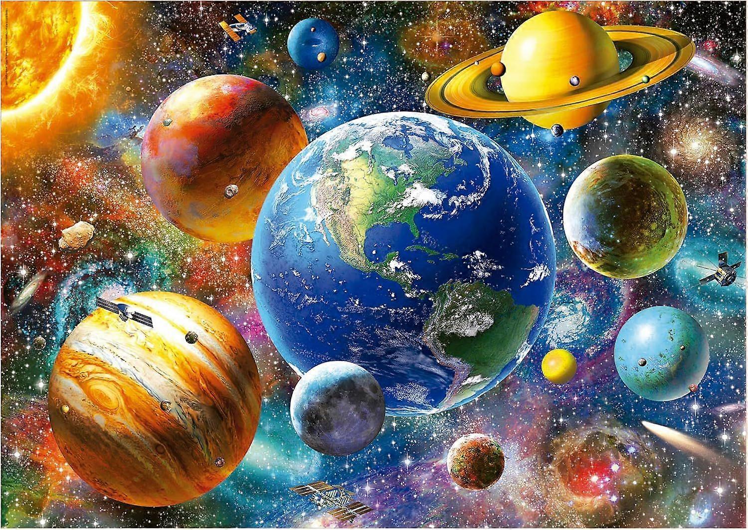 Puzzles Solar System Multicoloured VV509