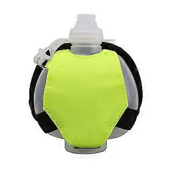 Running Water Bottle Adjustable Wrist Water Bottle Handheld Water Bottle for Runners for Hiking Cycling Camping 7oz